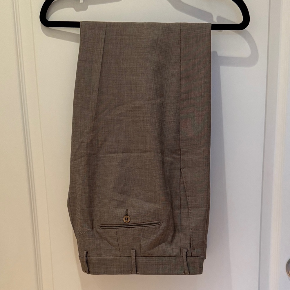 Zanella Men's Tan Dress Pants